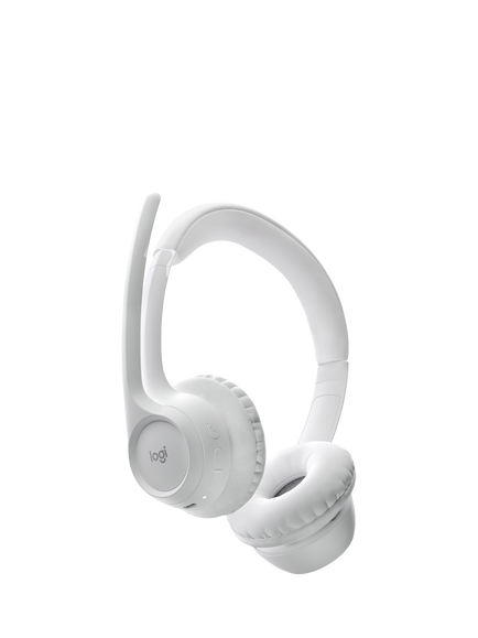 Logitech Zone 300 Wireless Bluetooth On-Ear Headset, Off White, Off White