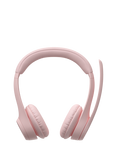 Logitech Zone 300 Wireless Bluetooth On-Ear Headset, Off White, Rose
