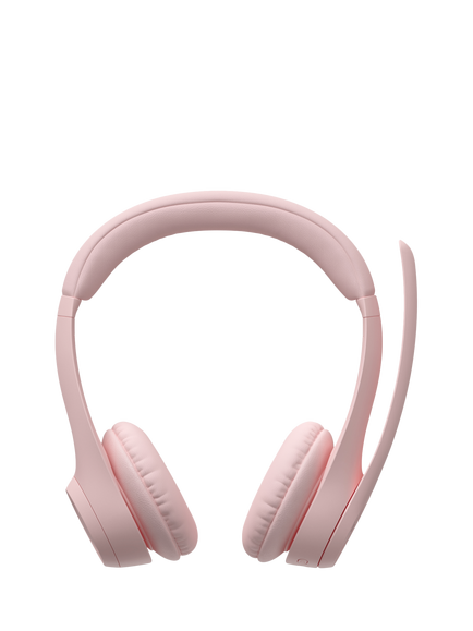 Logitech Zone 300 Wireless Bluetooth On-Ear Headset, Off White - view 2, Rose