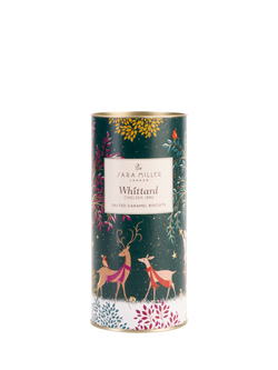 Whittard Sara Miller Woodland Tales Salted Caramel Biscuit Tin, 150g, Multi