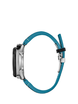 Citizen AV0106-01L Men's Promaster Bullhead Racing Chronograph Leather Strap Watch, Blue - view 2, Blue