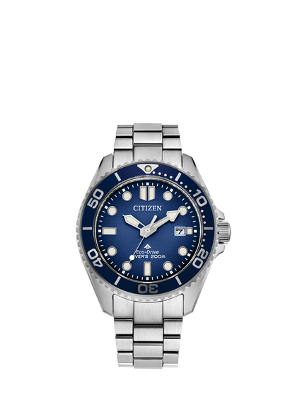 Citizen BN0260-54L Men's PROMASTER Diving Bracelet Strap Watch, Blue, Blue
