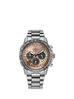 Citizen CA4664-60W Men's Promaster Air Navihawk Bracelet Strap Watch, Brown