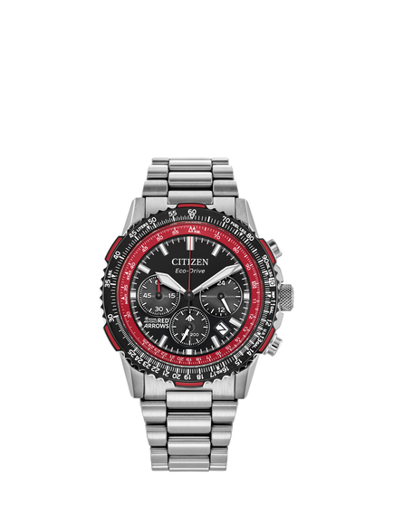 Citizen CA4666-56E Men's Red Arrows Bracelet Strap Watch, Black, Black