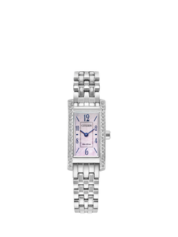 Citizen EG7110-54Y Women's Petite Palidoro Bracelet Strap Watch, Pink, Pink