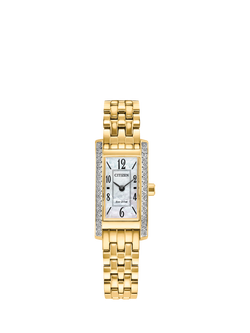 Citizen EG7112-59D Women's Petite Palidoro Bracelet Strap Watch, Gold, Gold