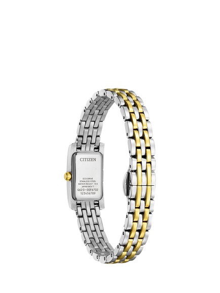 Citizen EG7114-53D Women's Petite Palidoro Bracelet Strap Watch, Two Tone - view 2, Two Tone