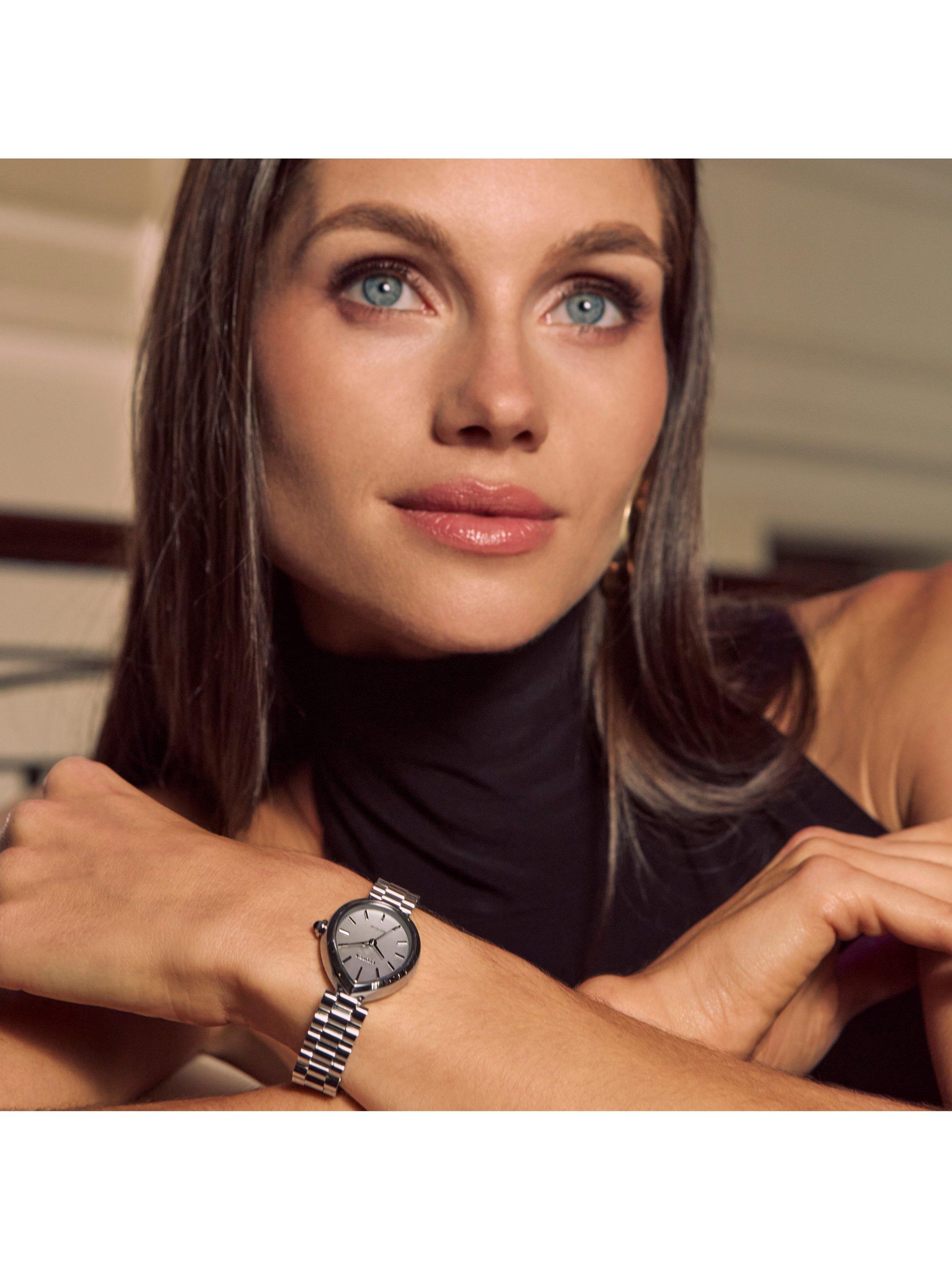 Product image 3 of 6, which shows Citizen EM1200-55A Women's Rainell Bracelet Strap Watch, Silver