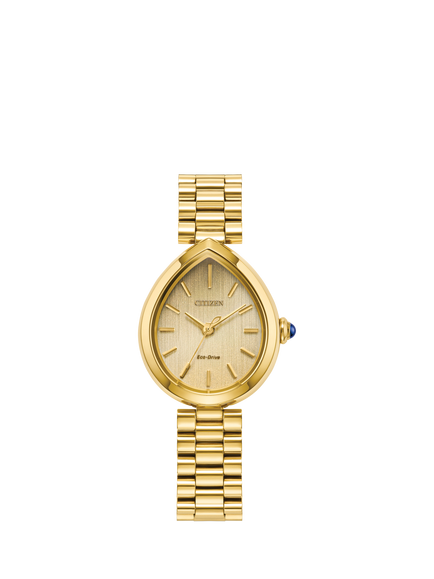 Citizen EM1202-50P Women's Rainell Bracelet Strap Watch, Gold, Gold