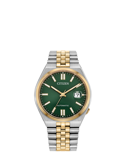 Citizen NK0024-54X Unisex TSUYOSA 60 Bracelet Strap Watch, Green, Green