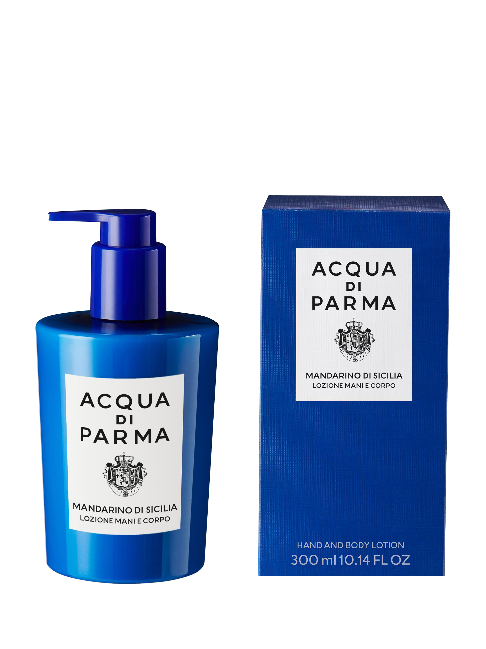 Product image 2 of 3, which shows Acqua di Parma Blu Mediterraneo Mandarino di Sicilia Hand & Body Lotion, 300ml