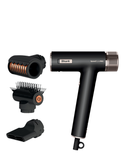 SpeedStyle 3-in-1 HD731UK Pro Hair Dryer System, Black, Black