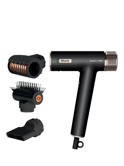 SpeedStyle 3-in-1 HD731UK Pro Hair Dryer System, Black, Black