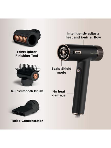SpeedStyle 3-in-1 HD731UK Pro Hair Dryer System, Black - view 2, Black