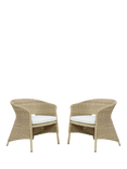 KETTLER Palm Garden Dining Chair, Set of 2, Natural