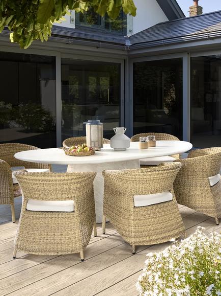 KETTLER Palm Garden Dining Chair, Set of 2, Natural - view 2, Natural