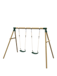 Plum Marmoset Wooden Swing Set