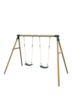 Plum Marmoset Wooden Swing Set
