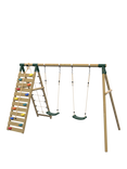 Plum Uakari Wooden Swing Set
