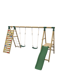 Plum Woolly Monkey II Swing Set, Multi