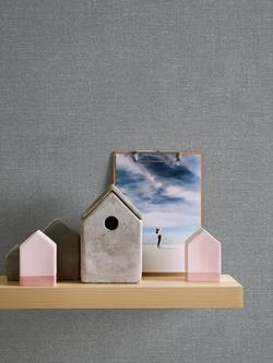 Galerie Bark Texture Wallpaper - view 2, Silver Grey