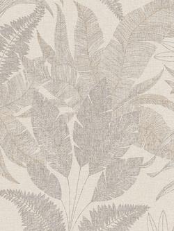 Galerie Botanical Leaves Wallpaper, Bronze Brown