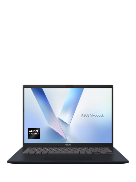 ASUS Vivobook 14 Copilot+ PC Laptop, AMD Ryzen AI 7 Processor, 16GB RAM, 1TB SSD, 14” WUXGA, Blue, Blue