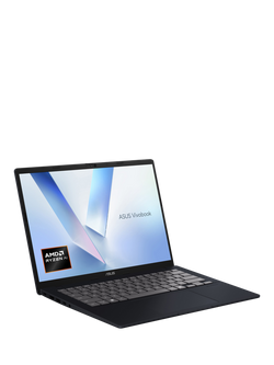 ASUS Vivobook 14 Copilot+ PC Laptop, AMD Ryzen AI 7 Processor, 16GB RAM, 1TB SSD, 14” WUXGA, Blue - view 2, Blue