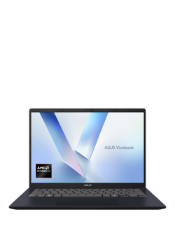 ASUS Vivobook 14 Copilot+ PC Laptop, AMD Ryzen AI 5 Processor, 16GB RAM, 512GB SSD, 14” WUXGA, Quiet Blue, Luna Grey