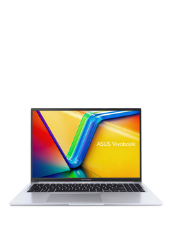 ASUS Vivobook 16 Laptop, AMD Ryzen 7 Processor, 16GB RAM, 1TB SSD, 16” WUXGA, Silver, Silver