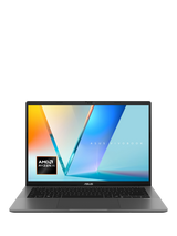 ASUS Vivobook S14 Laptop, AMD Ryzen AI 5 Processor, 16GB RAM, 1TB SSD, 14” WUXGA OLED, Silver