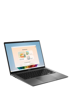 ASUS Vivobook S14 Copilot+ PC Laptop, AMD Ryzen AI 7 Processor, 32GB RAM, 1TB SSD, 14” WUXGA OLED, Grey - view 2, Grey