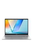 ASUS Vivobook S14 Laptop, Snapdragon X Processor, 16GB RAM, 1TB SSD, 14” 2.5K, Silver