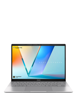 ASUS Vivobook S14 Laptop, Snapdragon X Processor, 16GB RAM, 1TB SSD, 14” 2.5K, Silver, Silver