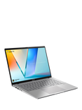 ASUS Vivobook S14 Laptop, Snapdragon X Processor, 16GB RAM, 1TB SSD, 14” 2.5K, Silver