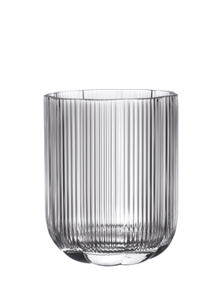 Villeroy & Boch Fleur Glass Vase, H15cm, Clear, Multi White