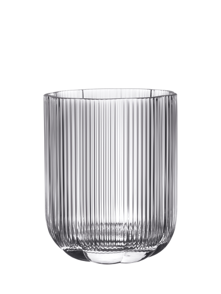Villeroy & Boch Fleur Glass Vase, H15cm, Clear, Multi White