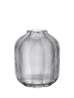 Villeroy & Boch Fleur Glass Vase, H19cm, Clear, Multi White