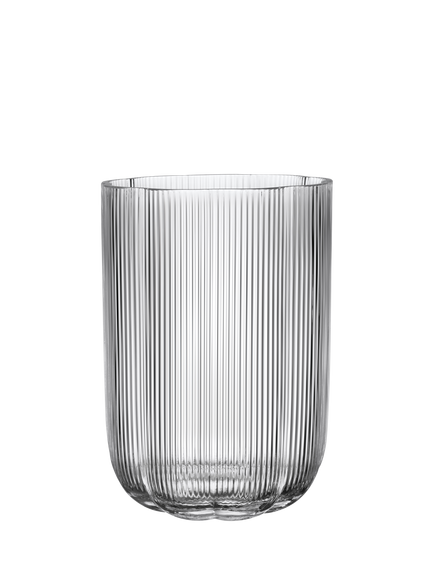 Villeroy & Boch Fleur Glass Vase, H22.5cm, Clear, Multi White