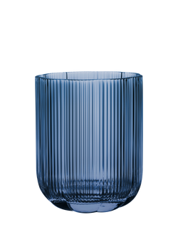 Villeroy & Boch Fleur Glass Vase, H15cm, Bleu, Multi White