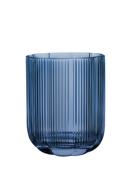 Villeroy & Boch Fleur Glass Vase, H15cm, Bleu, Multi White