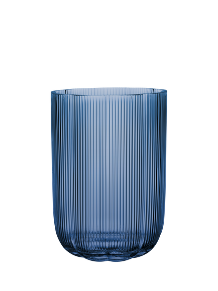 Villeroy & Boch Fleur Glass Vase, H22.5cm, Bleu, Multi White
