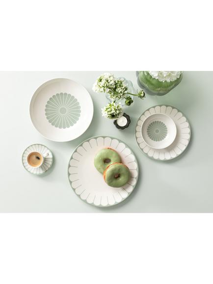 Villeroy & Boch Fleur Porcelain Espresso Cup & Saucer, Set of 2, 70ml, Vert - view 2, Multi White