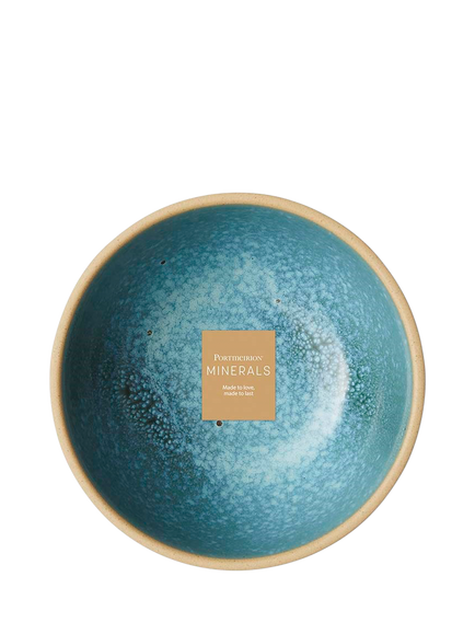 Portmeirion Minerals Stoneware Cereal Bowl, 15.2cm, Jade - view 2, Green Jade