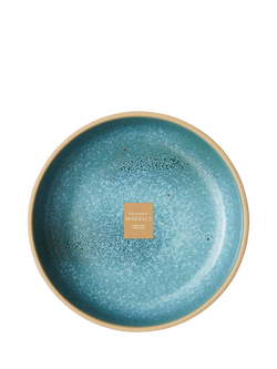 Portmeirion Minerals Stoneware Pasta Bowl, 22.2cm, Jade - view 2, Green Jade