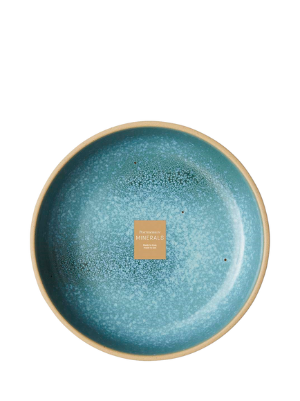 Portmeirion Minerals Stoneware Pasta Bowl, 22.2cm, Jade - view 2, Green Jade