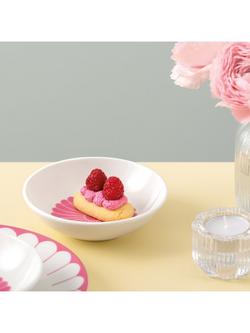 Villeroy & Boch Fleur Porcelain Dessert Bowl, Set of 2, 13cm, Cassis - view 2, Multi White