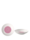 Villeroy & Boch Fleur Porcelain Pasta Bowl, Set of 2, 24cm, Cassis
