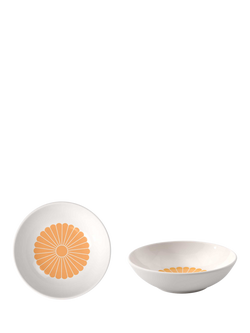 Villeroy & Boch Fleur Porcelain Dessert Bowl, Set of 2, 13cm, Soleil, Multi White