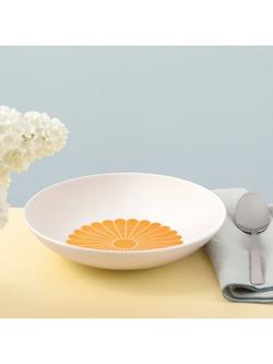 Villeroy & Boch Fleur Porcelain Pasta Bowl, Set of 2, 24cm, Soleil - view 2, Multi White